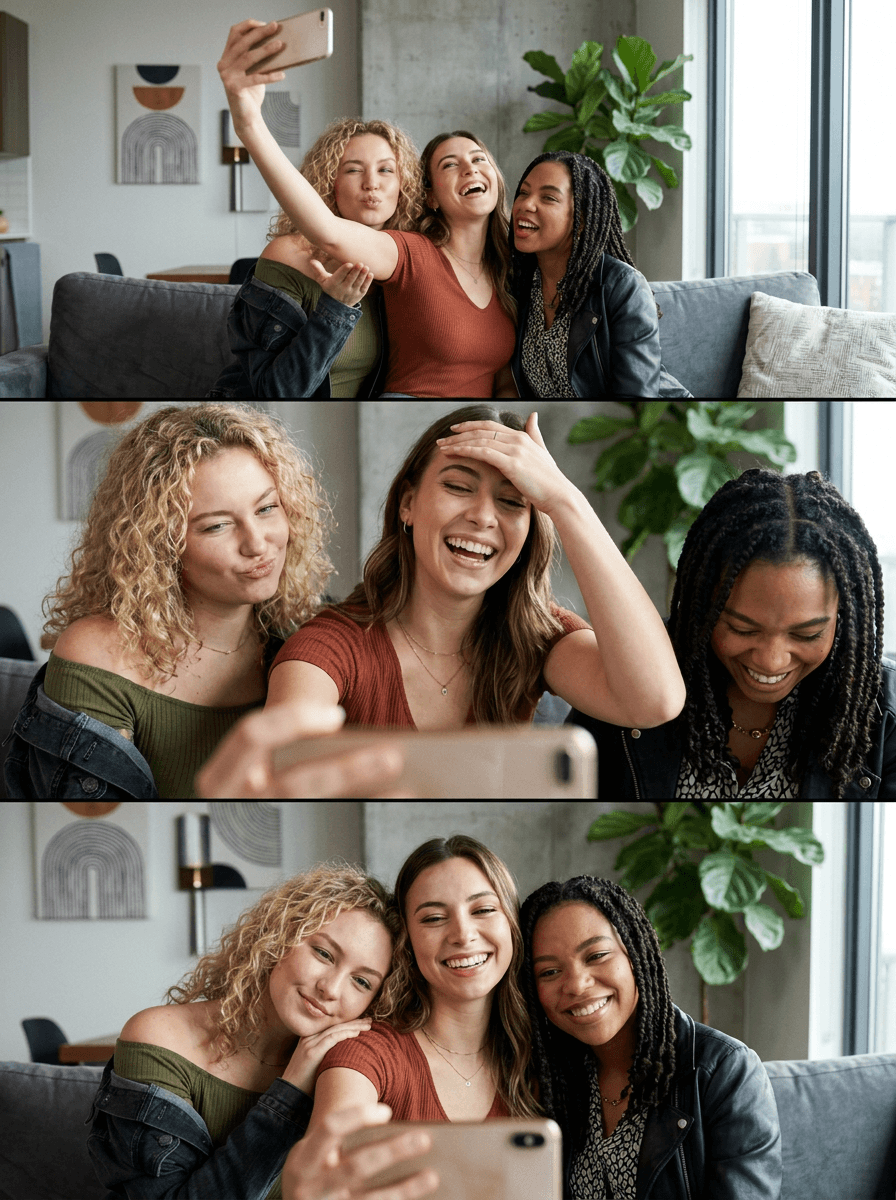 Vertical Selfie Strip - After