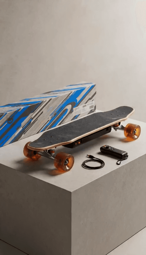 Electric Skateboard Wheel Spin