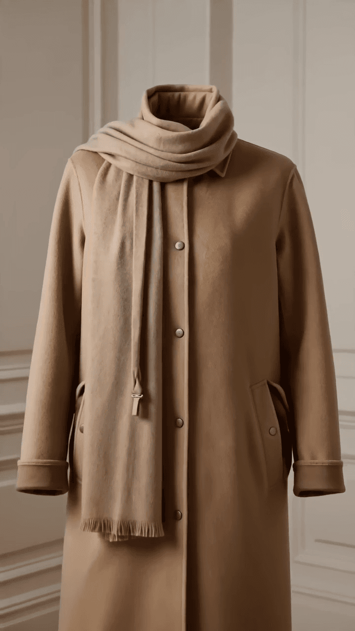 Cashmere Coat Travel Arrival