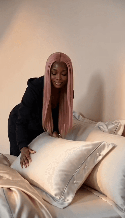 Silk Bedding Hotel Morning