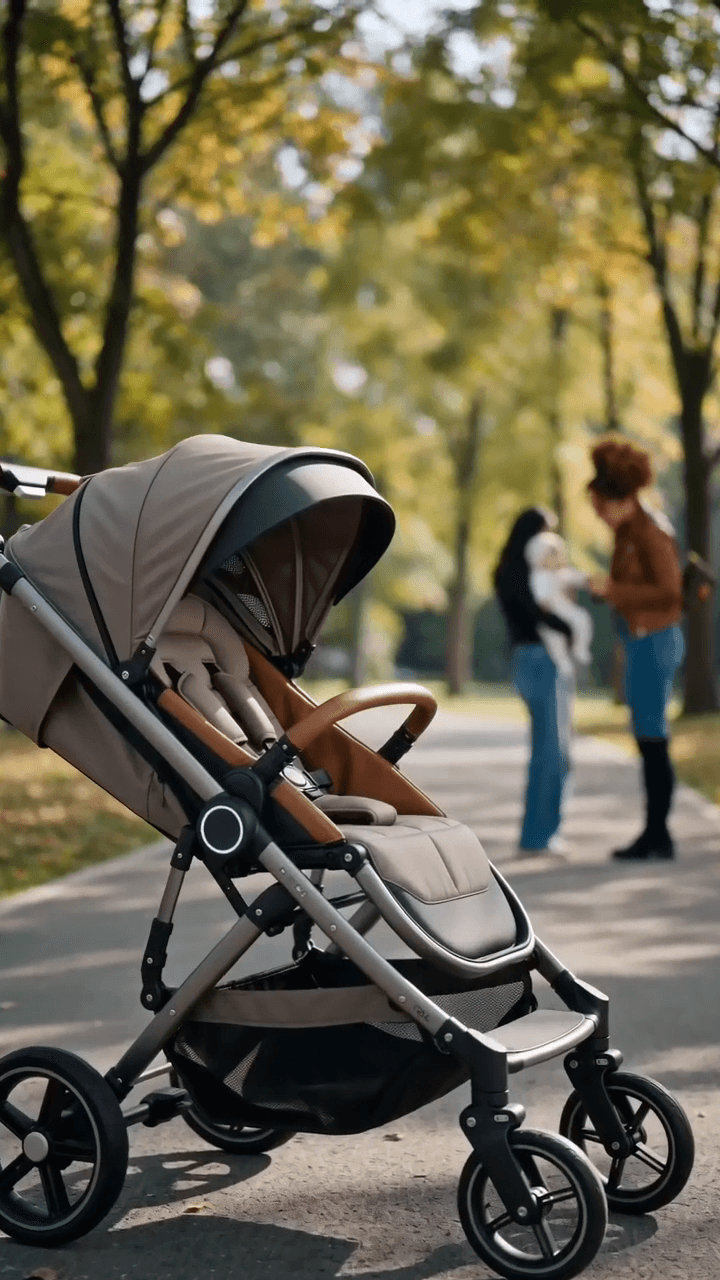 Convertible Stroller Family Scene
