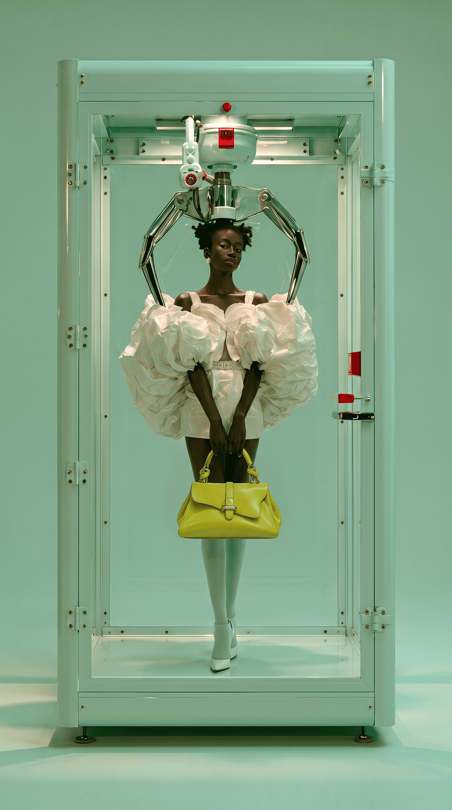 Claw Machine Fashion Editorial - created with Marketing Studio