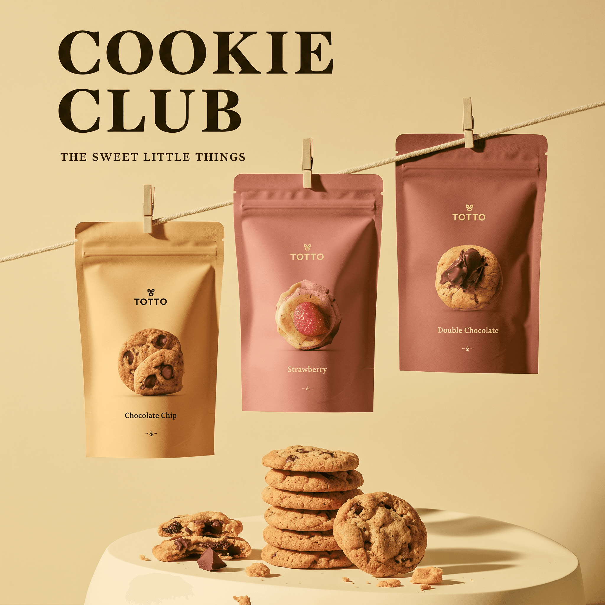 Cookie Club – Hanging Product Display - created with Marketing Studio