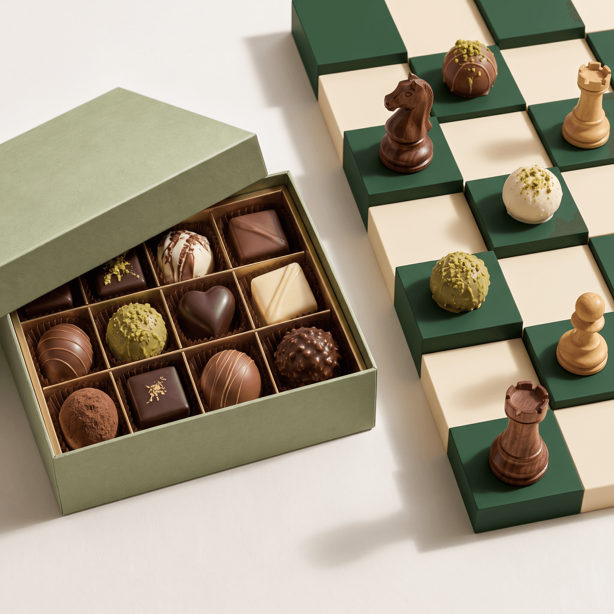Chocolate Chessboard Display - created with Marketing Studio