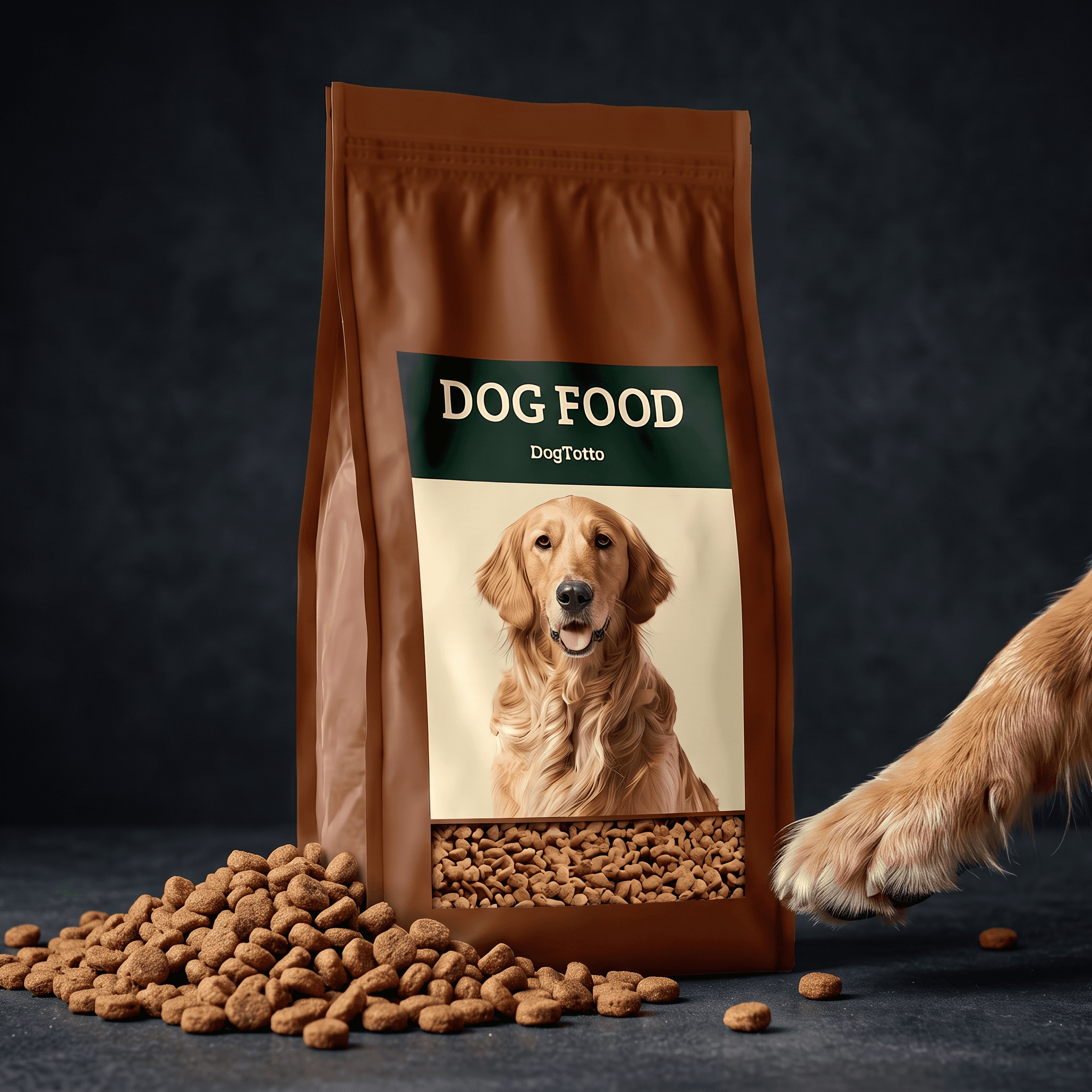 Dog Food Paw Showcase - created with Marketing Studio