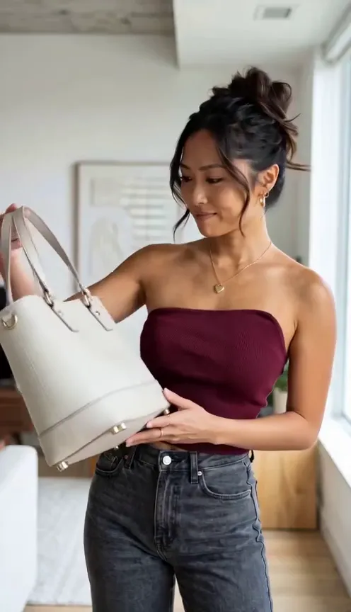 Structured Tote Fit Check